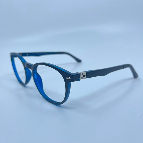 YOGO Vision Women's Eyeglasses Frame Blue 46-19-130 H6826 - Picture 1 of 8